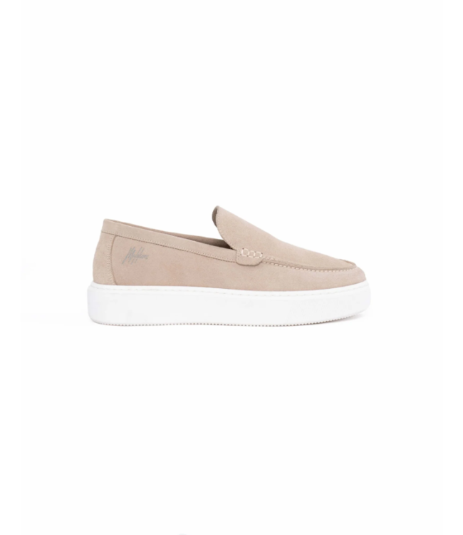 Malelions Malelions Men Low Top Cup Loafers - Beige