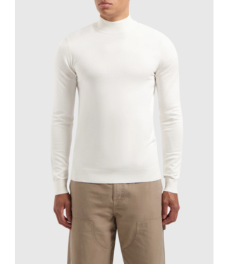 Pure Path Pure Path Essential Knitwear Mockneck Sweater Off White 24030801