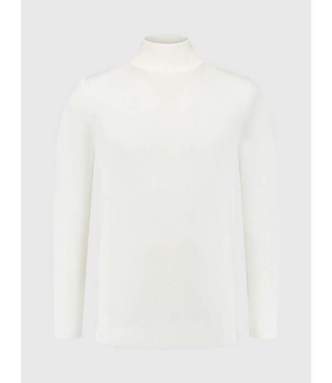 Pure Path Pure Path Essential Knitwear Mockneck Sweater Off White 24030801