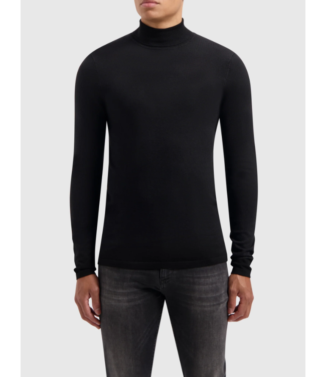 Pure Path Pure Path Essential Knitwear Turtleneck Sweater Black 10813