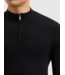 Pure Path Pure Path Essential Knitwear Halfzip Sweater Black 10815