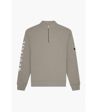 Quotrell Quotrell Defender Halfzip Faded Olive/White