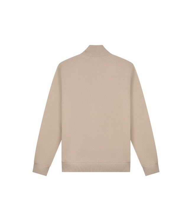 Malelions Malelions Men Turtle Half Zip Sweater - Beige