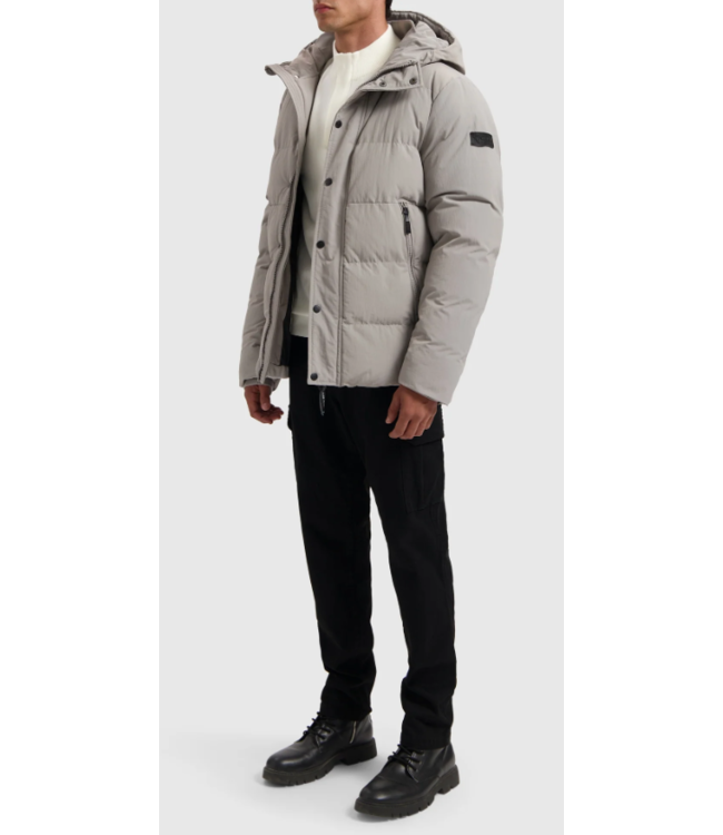 Pure Path Pure Path 24030404 Winter Jacket Grey Plain