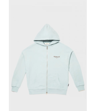 Equalité Equalite Societe Oversized Full Zip Hoodie - Light Blue