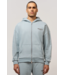 Equalité Equalite Societe Oversized Full Zip Hoodie - Light Blue