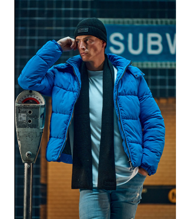 Malelions Malelions Men Ribbed Beanie Scarf Set - Black