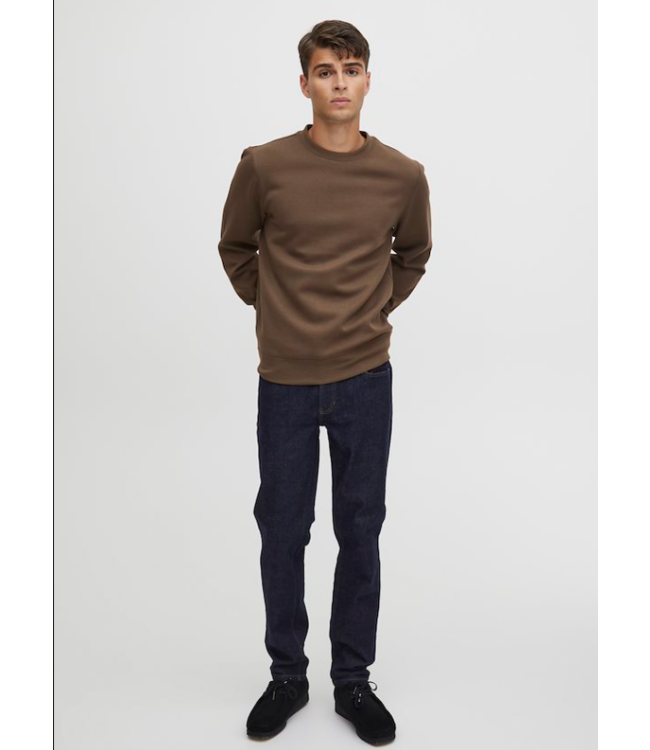 Casual Friday CF Neck Bounty Knit Sweater - Brown