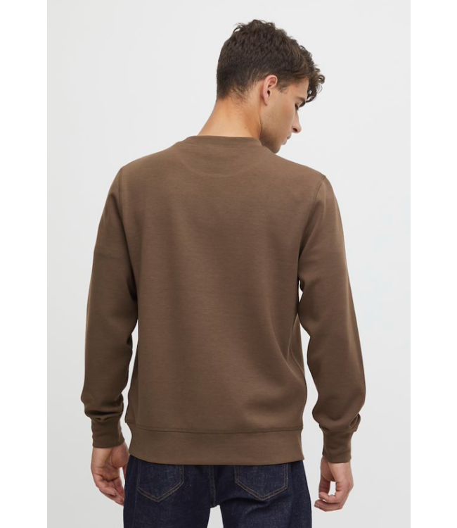 Casual Friday CF Neck Bounty Knit Sweater - Brown