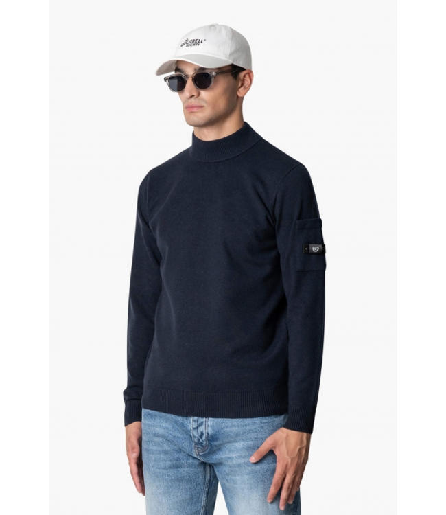 Quotrell Quotrell  Cannes Knitted Sweater - Navy