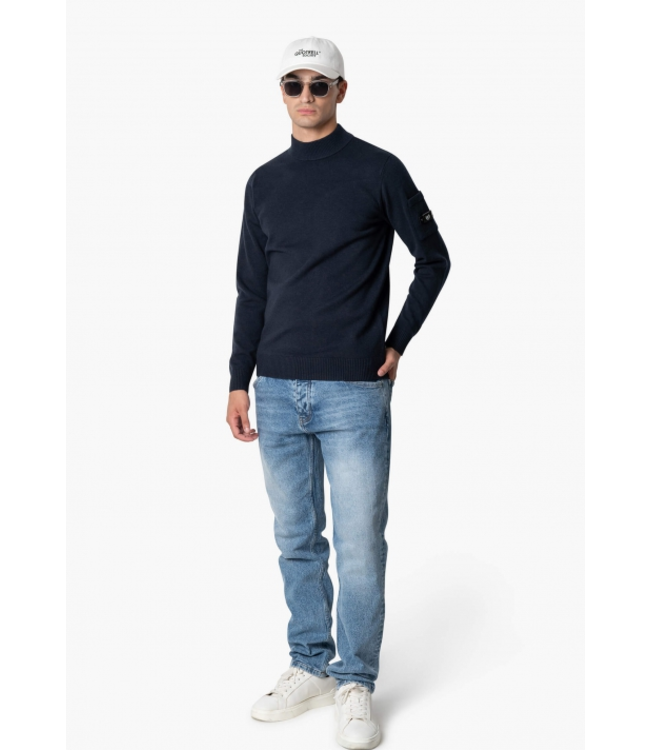 Quotrell Quotrell  Cannes Knitted Sweater - Navy