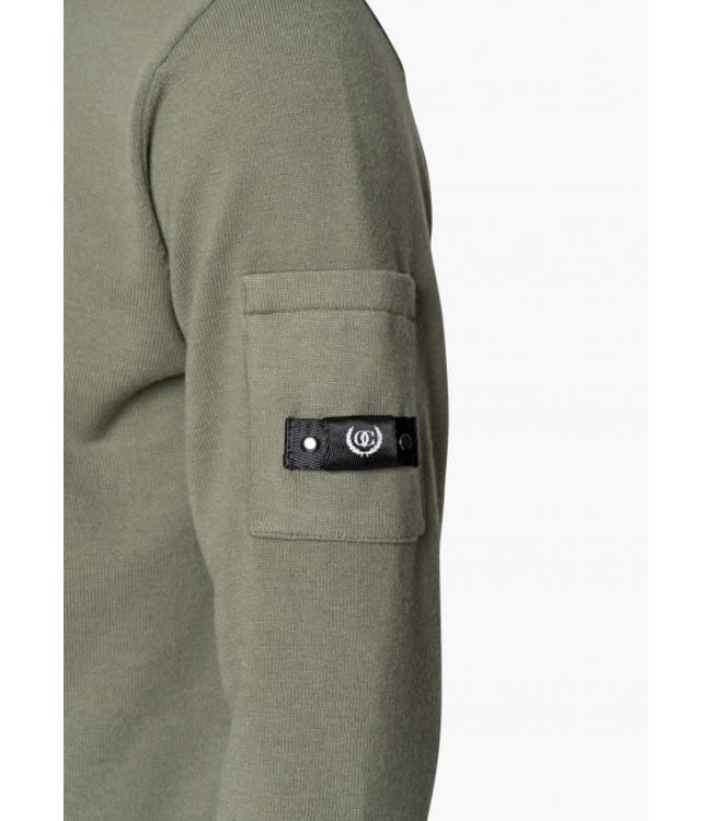 Quotrell Quotrell Cannes Knitted Sweater - Olive