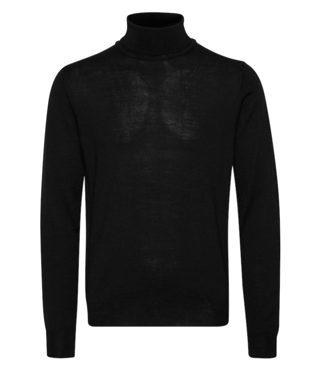 Casual Friday CF 501483 Roll Neck Knit - Black