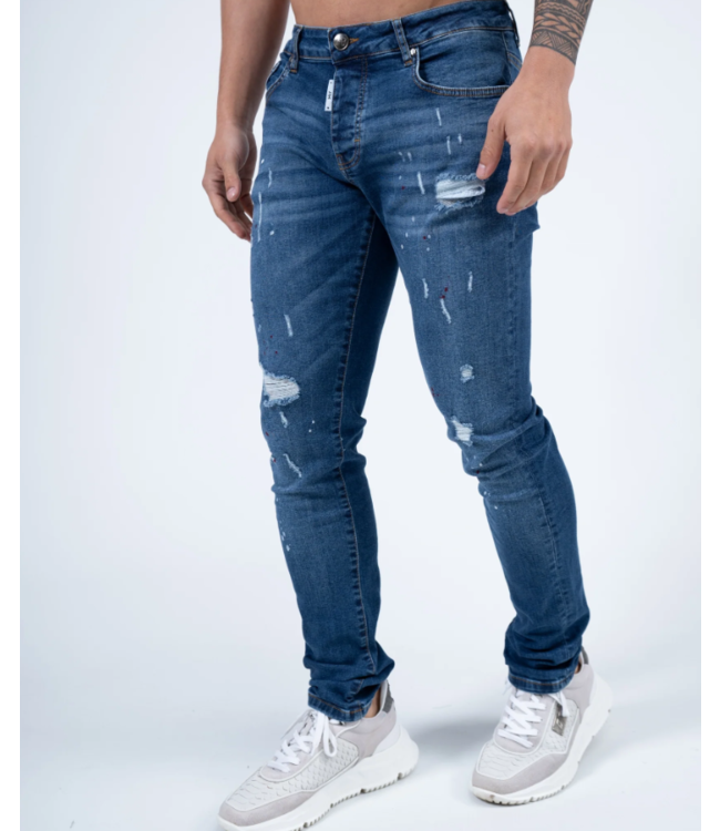 AB-Lifestyle AB-Lifestyle Destroyed And Paint - Dark Blue