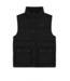 Malelions Malelions Men Crinkle Padded Vest Black