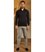 Malelions Men Knitted Quarter Zip MM3-AW24-09-Black