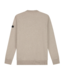 Malelions Men Knitted Crewneck MM3-AW24-05-Taupe