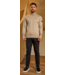 Malelions Men Knitted Crewneck MM3-AW24-05-Taupe