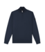Malelions Men Knitted Quarter Zip-Navy
