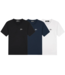 Malelions Men Signature V-Neck T-Shirt 3-Pack- Black/White/Navy
