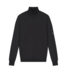 Malelions Men Knitted Turtleneck-Black