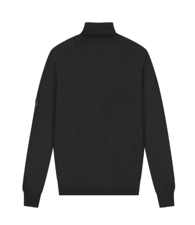 Malelions Men Knitted Turtleneck MM3-AW24-13-Black