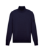 Malelions Men Knitted Turtleneck MM3-AW24-13-Navy