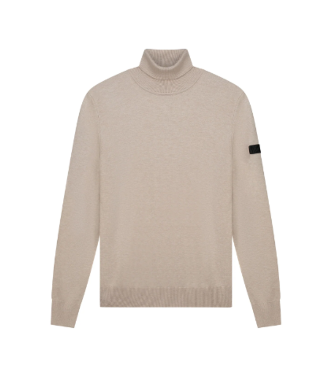 Malelions Men Knitted Turtleneck MM3-AW24-13-Taupe