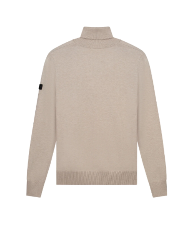 Malelions Men Knitted Turtleneck MM3-AW24-13-Taupe