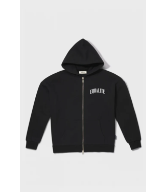 Equalité Oliver Oversized Full zip Hoodie- Black
