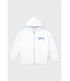 Equalité Oliver Oversized Full zip Hoodie - White Blue