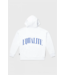 Equalité Oliver Oversized Full zip Hoodie - White Blue
