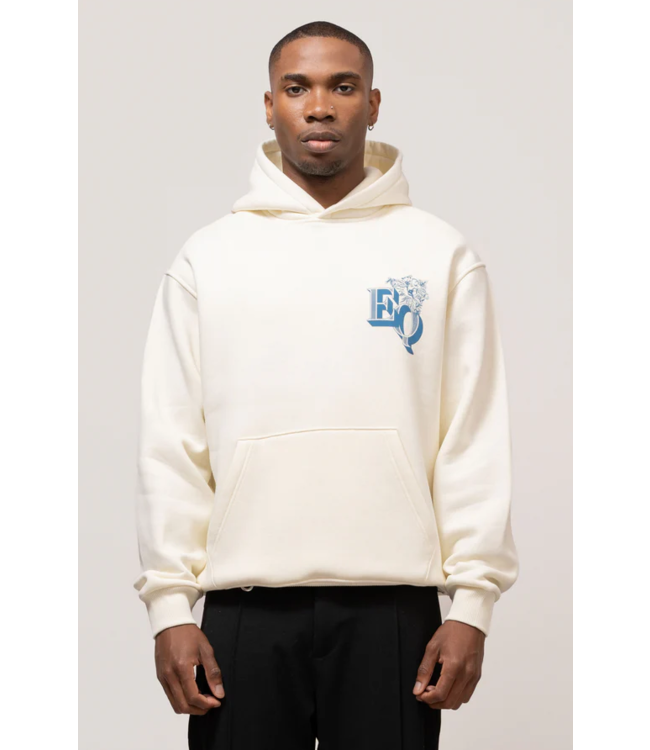 Equalité Tile Oversized Hoodie- Off White