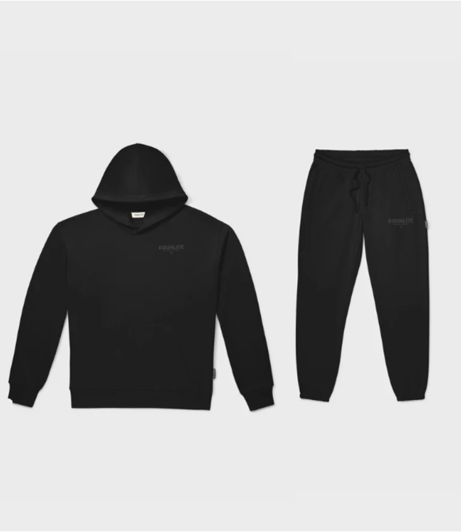Equalite Societe Tracksuit- Black-Black
