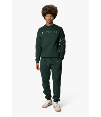 Quotrell Quotrell Aruba Set (Crewneck + Pants) - Petrol/White