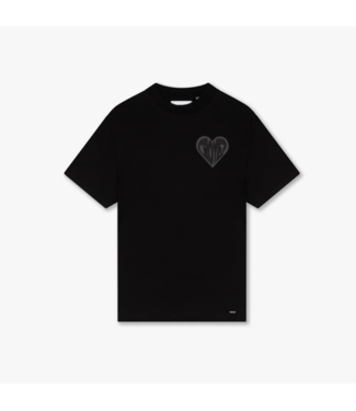 Croyez Croyez Puffed Heart T-Shirt Black