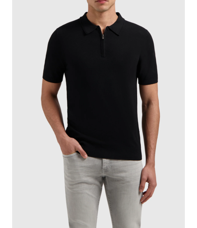 Pure Path Pure Path 25010801 Regular Fit Polo - Black