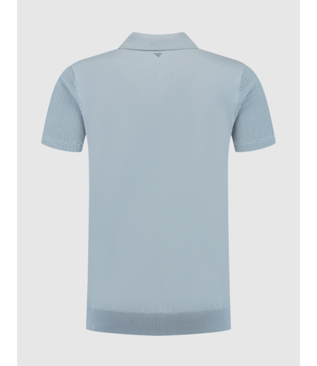 Pure Path Pure Path 25010815 Polo Regular Shirt Fit Blue Grey