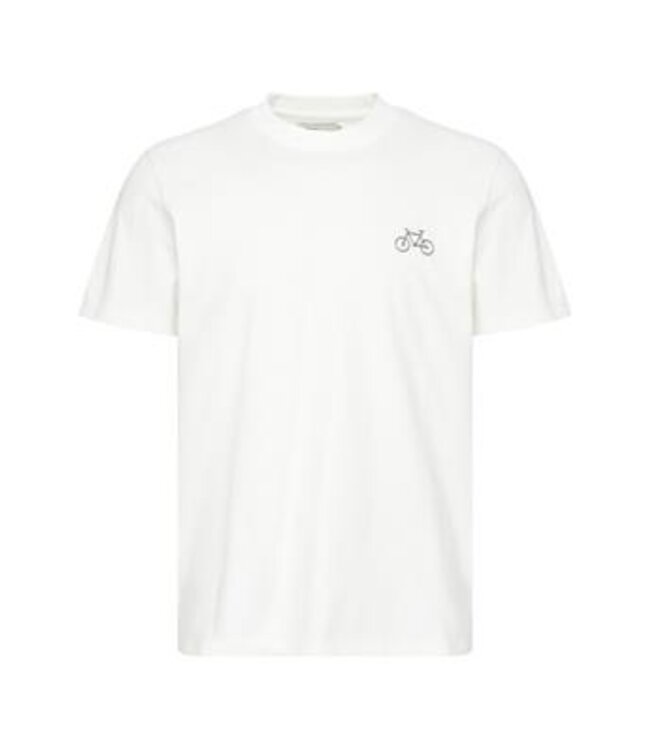 Casual Friday Casual Friday  Bicycle T-shirt - Cloud Dancer