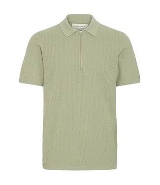 Casual Friday Casual Friday SS Structured Polo Knit- Green 20505396
