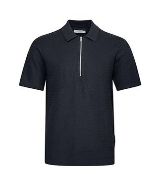 Casual Friday Casual Friday SS Structured  Polo Knit - Navy 20505396
