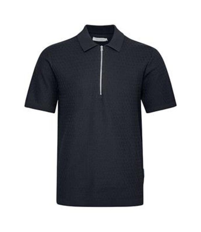 Casual Friday Casual Friday SS Structured  Polo Knit - Navy 20505396