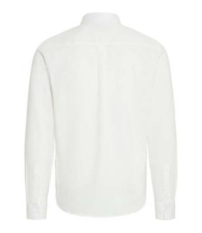 Casual Friday Casual Friday 0053 BD LS Linen Mix Shirt - White 20504577