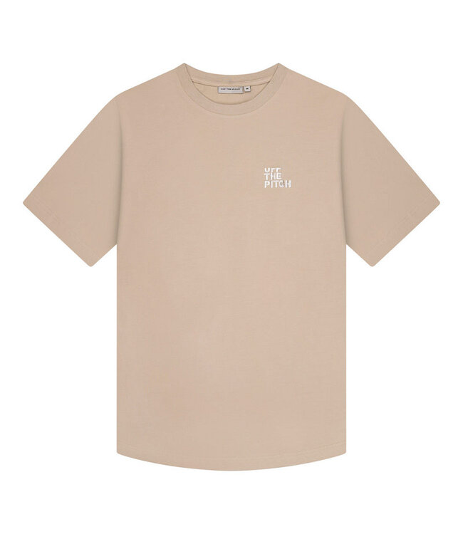 Off The Pitch Off The Pitch Fullstop Slim Fit Tee OTP251024- 103 Sand