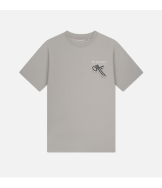 Off The Pitch OTP Element Slim Fit Tee Light Grey OTP251025