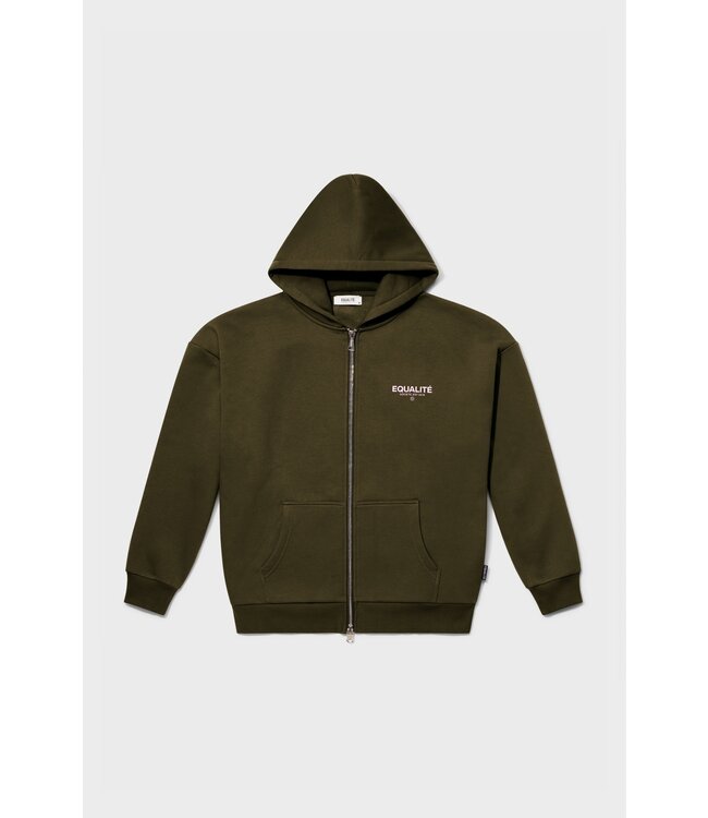 Equalité Equalite Societe Oversized Full Zip Hoodie - Army 25