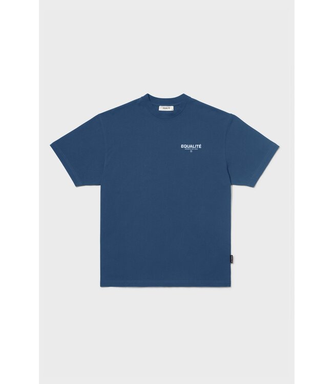 Equalité Equalite Societe Oversized Tee - Navy & Light Blue 25