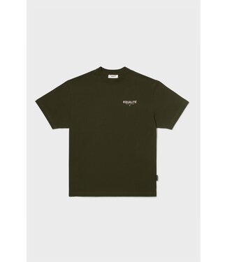 Equalité Equalite Societe Oversized Tee - Army Green & Pink 25