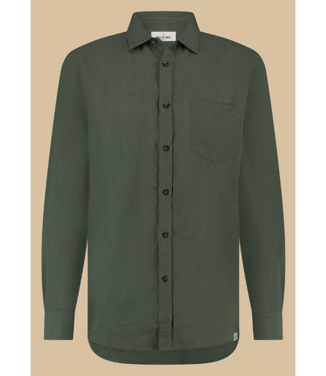 Circle of trust Circle of Trust HS25_40_2489 Jared LS Shirt - Dusty Green