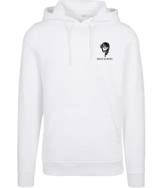 Jesus is King Hoodie White